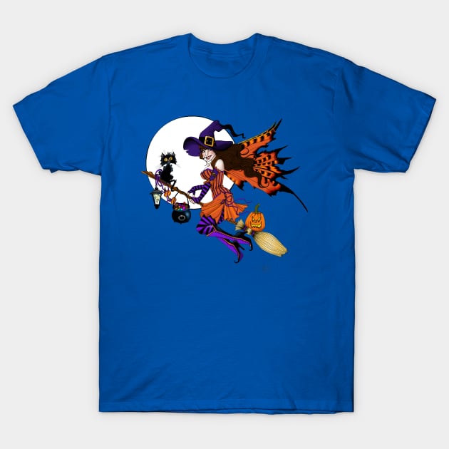 Trick or Treat Fairy T-Shirt by tigressdragon